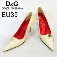 ✨極美品✨Dolce & Gabbana ポインテッドトゥ パンプス EU35のサムネイル
