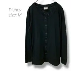 【ディズニー】Disney バックプリントカーディガン ミニーマウス ブラック
