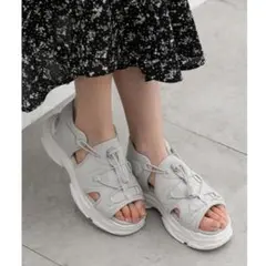 Honeys スポーツサンダル グレー