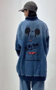ロデオクラウンズワイドボウル　ユニセックス　ミッキー ミリタリーブルゾン