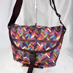LeSportsac レスポートサック ヘリンボーン柄 ショルダーバッグ