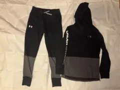 Under Armour アンダーアーマー ジャージ上下 パーカー 黒 グレー