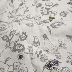 布地 花柄 鳥 エレガント デザイン ハンドメイド 裁縫 布小物 雑貨 手芸