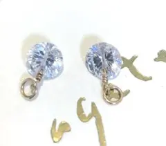 完売品アガットagete k10ダイヤモンド型チャームキラキラ