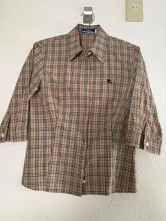BURBERRY BLUE LABEL チェック柄シャツ 38