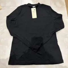 earth music&ecology ブラック 長袖カットソー Fサイズ