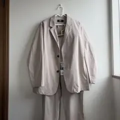 AZUL BY MOUSSYベージュセットアップ ジャケット・パンツ 上下セット