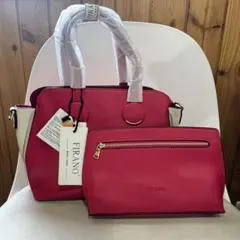 FIRANO ラズベリー ピンク ハンドバッグ