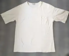しまむら AMERICAN COTTON ポケットTシャツ ホワイト LLメンズ