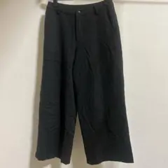 ウールパンツ ワイドパンツ