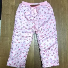 花柄ピンクレッグウェア サイズ100