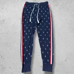 POLO RALPH LAUREN 総柄ポニー スウェットパンツ サイドライン