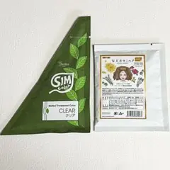 女王ボタニヘア クリア 25g×1包、シムカラー クリア 25g×1包のサムネイル