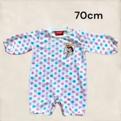 ペコちゃん ロンパース 70cm