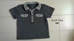 COMME CA ISM ポロシャツ 100cm