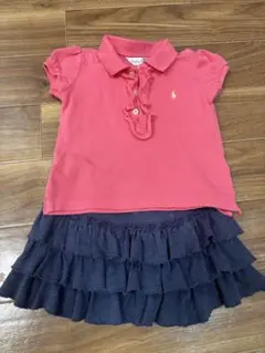 Ralph Lauren ポロシャツ80 Baby GAP ネイビースカート80