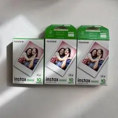 FUJIFILM instax mini インスタントフィルム 10枚入り×3