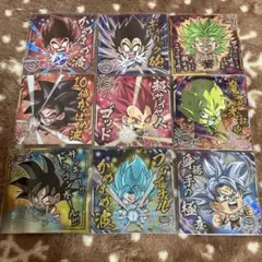 ドラゴンボール超　ウエハースシール9枚セット　技シリーズ　300円スタート