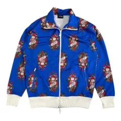 た*り様 Ed Hardy エドハーディー スカル 総柄 ジャージ トラック ジのサムネイル