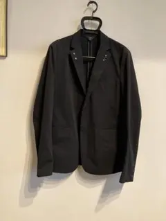 美品　wjk black　テーラードジャケット　ビジネス　ウォッシャブル 黒