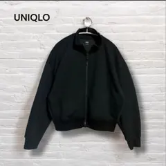 UNIQLO/ドライスウェットリラックスブルゾン/Lサイズ/ダークグリーン