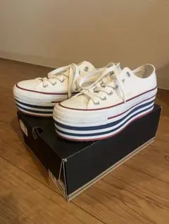 CONVERSEオールスター チャンキーラインOX 厚底スニーカー 24.5cm