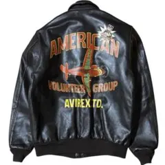 ⭐️90s⭐️AVIREX A-2 フライトジャケット　ワッペン　ペイント ⭐️90s⭐️AVIREX A-2 フライトジャケット ワッペン ペイント AVIREX