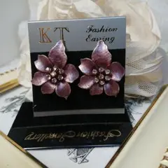 g578.vintageお花イヤリング