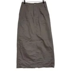 アルマデザイン　ロングタイトスカート　グレー　M