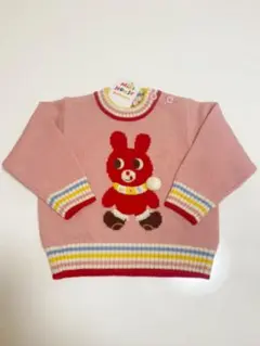 ミキハウス ホットビスケッツ　レトロ　セーター　ニット　トップス