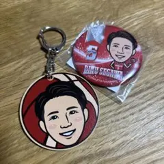 千葉ジェッツ 瀬川琉久 キーホルダー 缶バッジ セット