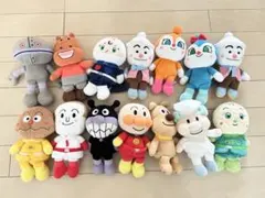 アンパンマン 14体　ぬいぐるみ セット まとめ売り　ぷりちぃビーンズ