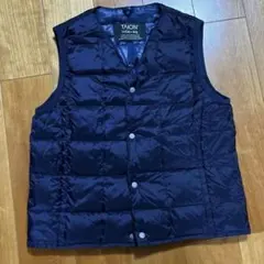 TAION ネイビー ダウンベスト 中綿