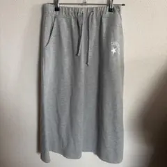 CONVERSE グレー ロングスカート M スウェットのサムネイル