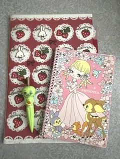 旧swimmer スイマー　文具雑貨3点セット　平成レトロ
