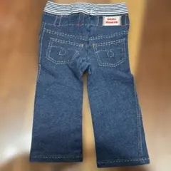 ミキハウス　ジーンズ風スパッツ　80cm