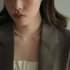 【anuke】 Mini Pearl Necklaceのサムネイル