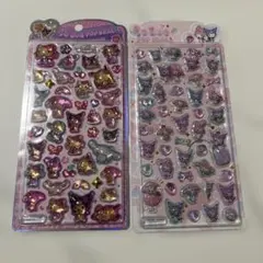 【正規品】うるちゅるポップシール 日焼けキティ マイメロクロミ 2枚セット