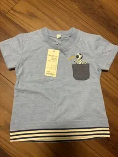 西松屋 半袖Tシャツ 80cm シマウマ ポケットのサムネイル