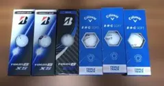 新品18球（3球ロゴ入）■ブリジストン　ツアーB XS・キャロウェイERCソフトのサムネイル