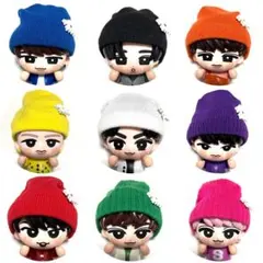 ソフビ　すのチル　チルぬい　雪の結晶付きニット帽　9色セット③ SnowMan