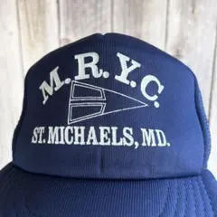 企業ロゴ トラッカーキャップ デッドストック レア ビンテージ 古着 I