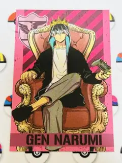 【即購入可】怪獣8号　怪獣8号展　鳴海弦　いちごクッキー　カード　椅子