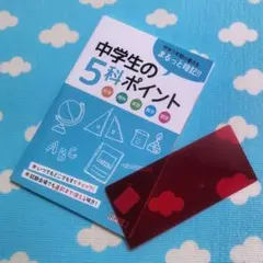まるっと暗記！✨️中学生の5科ポイント✨️藤原光政 明治図書 五教科 赤シート付のサムネイル