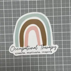 【B739】防水ステッカー レインボー 虹 可愛い 韓国雑貨