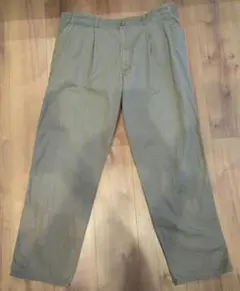 90s USA製【DOCKERS】古着　ワンタック チノパン 太め オリーブ