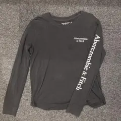 Abercrombie & Fitch 長袖Tシャツ XS ブラック ロゴT