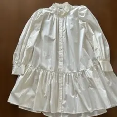 美品SNIDELシャツワンピース　アイボリーのサムネイル
