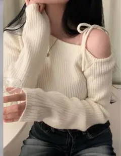 シーインオフショルトップス