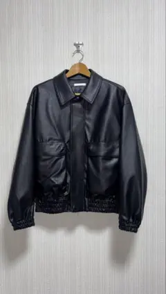 WYM 黒 レザージャケット Sサイズ ブルゾン まだ値下げできますのサムネイル